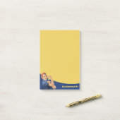 Rosie le Riveter Post-it Notes (Sur un bureau)