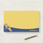 Rosie le Riveter Post-it Notes (Sur un bureau)