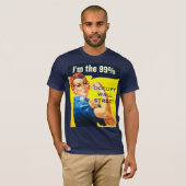 Rosie le T-shirt du rivoir OWS (Devant entier)