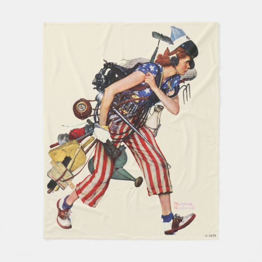 Rosie naar de redding fleece deken (Voorkant)