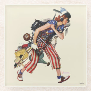 Rosie naar de redding glazen onderzetter