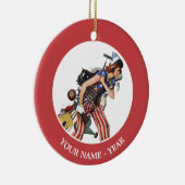 Rosie naar de redding keramisch ornament (Rechts)