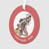 Rosie naar de redding ornament (voorkant)