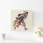 Rosie naar de redding vierkante klok (Huis)