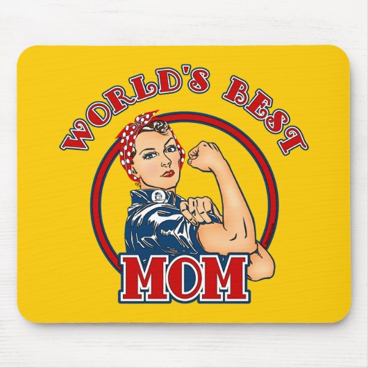 Rosie Riveter Best Mousepad Muismat (Voorkant)