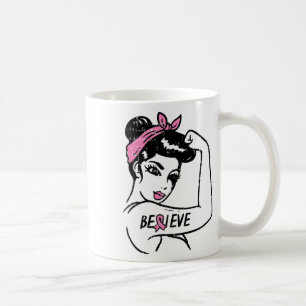 Rosie Riveter gelooft dat het bestrijden van borst Koffiemok
