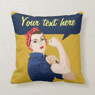Rosie Riveter Kussen