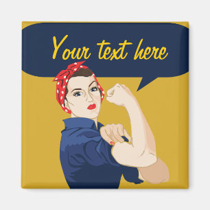 Rosie Riveter Magneet