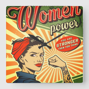 Rosie Riveter, ontwerp voor energietransmissie voo Vierkante Klok