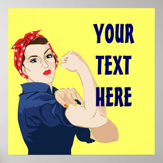  Rosie Riveter Poster (Voorkant)