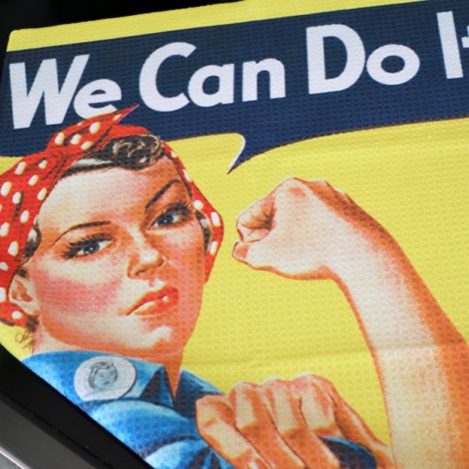 Rosie Riveter  Propaganda Theedoek