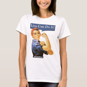 Rosie Riveter zegt dat je het kunt! T-shirt