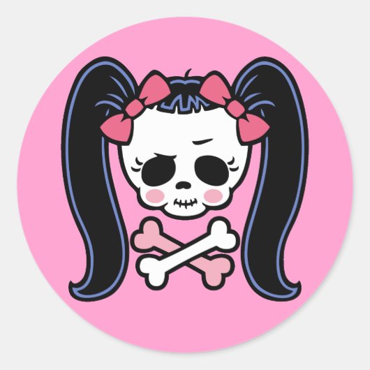 Rosie Roger Ronde Sticker (Voorkant)