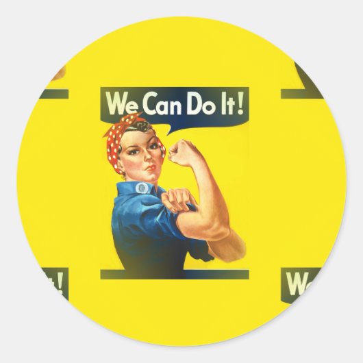 rosie ronde sticker (Voorkant)