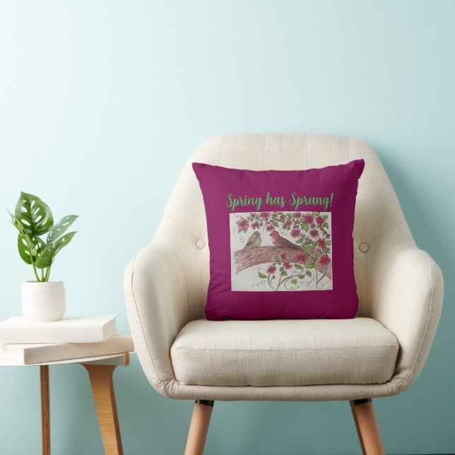 Rosie Rose Finche Coussin (Chaise)