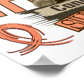 Rosie Sepia I deed het baarmoederhalskanker Poster (Hoek)