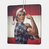 Rosie the Riveter Christmas Ornament (Links)