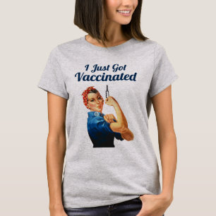 Rosie the Riveter Covid-19 Vaccinatie Vaccinatie T-shirt