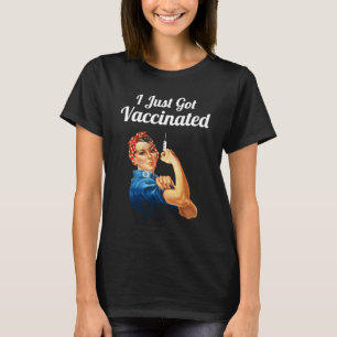 Rosie the Riveter Covid-19 Vaccinatie Vaccinatie T-shirt