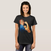 Rosie The Riveter  Feminisme T-Shirt (Voorkant volledig)