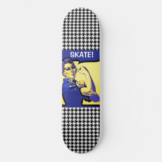 ROSIE THE RIVETER GFILS SKATEBOARD DECK (Recto)