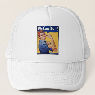 Rosie the Riveter Sterke Women Girl Power Trucker Pet