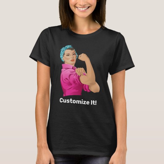 Rosie the Riveter T-Shirt (Voorkant)
