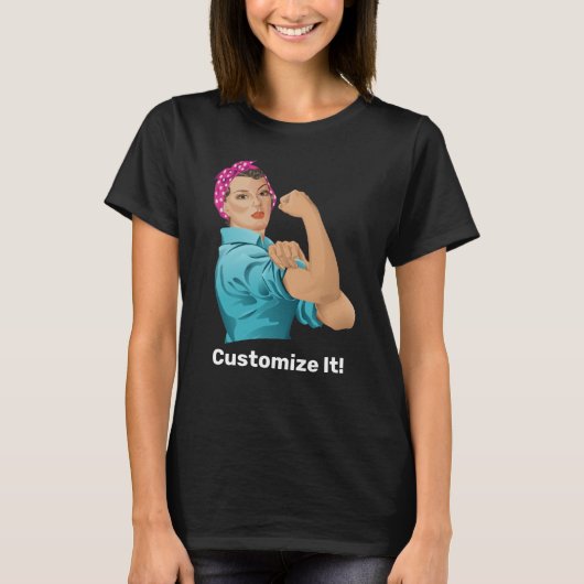 Rosie the Riveter T-Shirt (Voorkant)
