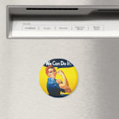 Rosie the Riveter - "We Can Do It" Magneet (Insitu (Vaatwasser))