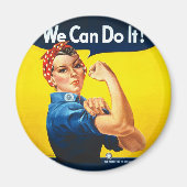 Rosie the Riveter - "We Can Do It" Magneet (Voorkant)