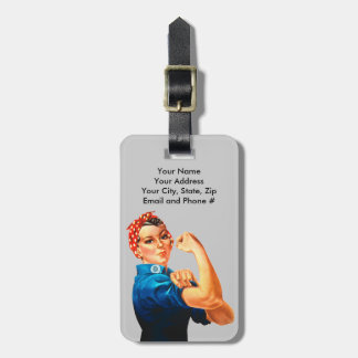 Rosie The Riveter WII Poster Bagagelabel
