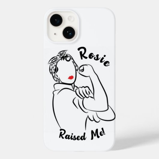 Rosie verhoogd decennium - Canvas Print Case-Mate iPhone Case (Achterkant)
