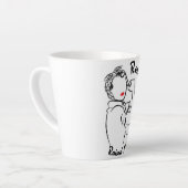 Rosie verhoogd decennium - Canvas Print Latte Mok (Linkerhoek)