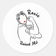 Rosie verhoogd decennium - Canvas Print