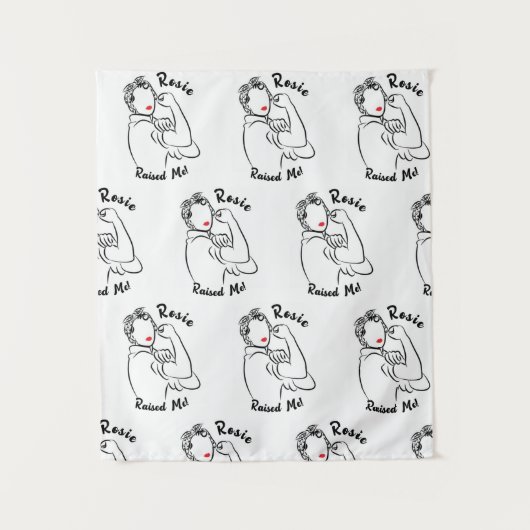 Rosie verhoogd decennium - Canvas Print Wandkleed (Voorkant)