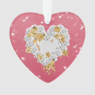 Rosie's Roos Heart Ornament