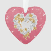Rosie's Roos Heart Ornament (achterkant)