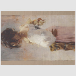 Rosina portret ontkoppelpapier tissuepapier