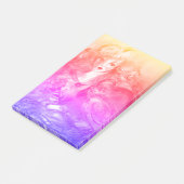 ROSINA/Young Girl met Roos en papegaai Post-it® Notes (Schuin)