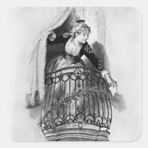 Rosine Vierkante Sticker