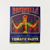 Rosinella tomato paste van de jaren '30 wandkleed (Voorkant)