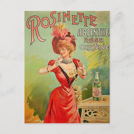 Rosinette Absinthe 1823 Briefkaart (Voorkant)