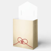 Roske Knot Union Dubbele Gelukzaligheid Chinese Tr Bedankdoosjes (Geopend)