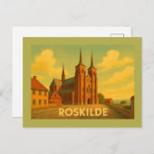 Roskilde Denmark Cathedral Briefkaart (Voorkant / Achterkant)