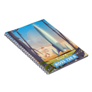Ross 128 B Science fiction poster Notitieboek