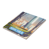 Ross 128 B Science fiction poster Tegeltje (Zijkant)