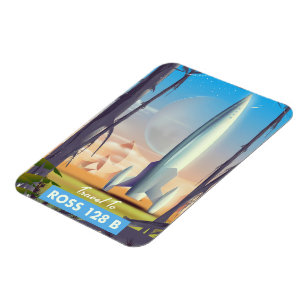 Ross 128 B Sciencefictionposter Magneet