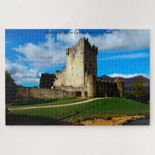 Ross Castle Co.Kerry, Ierland. Jigzaag Puzzle Legpuzzel