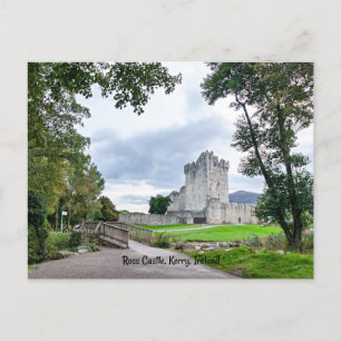 Ross Castle, Kerry, Ierland, Briefkaart