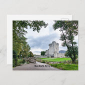 Ross Castle, Kerry, Ierland, Briefkaart (Voorkant / Achterkant)
